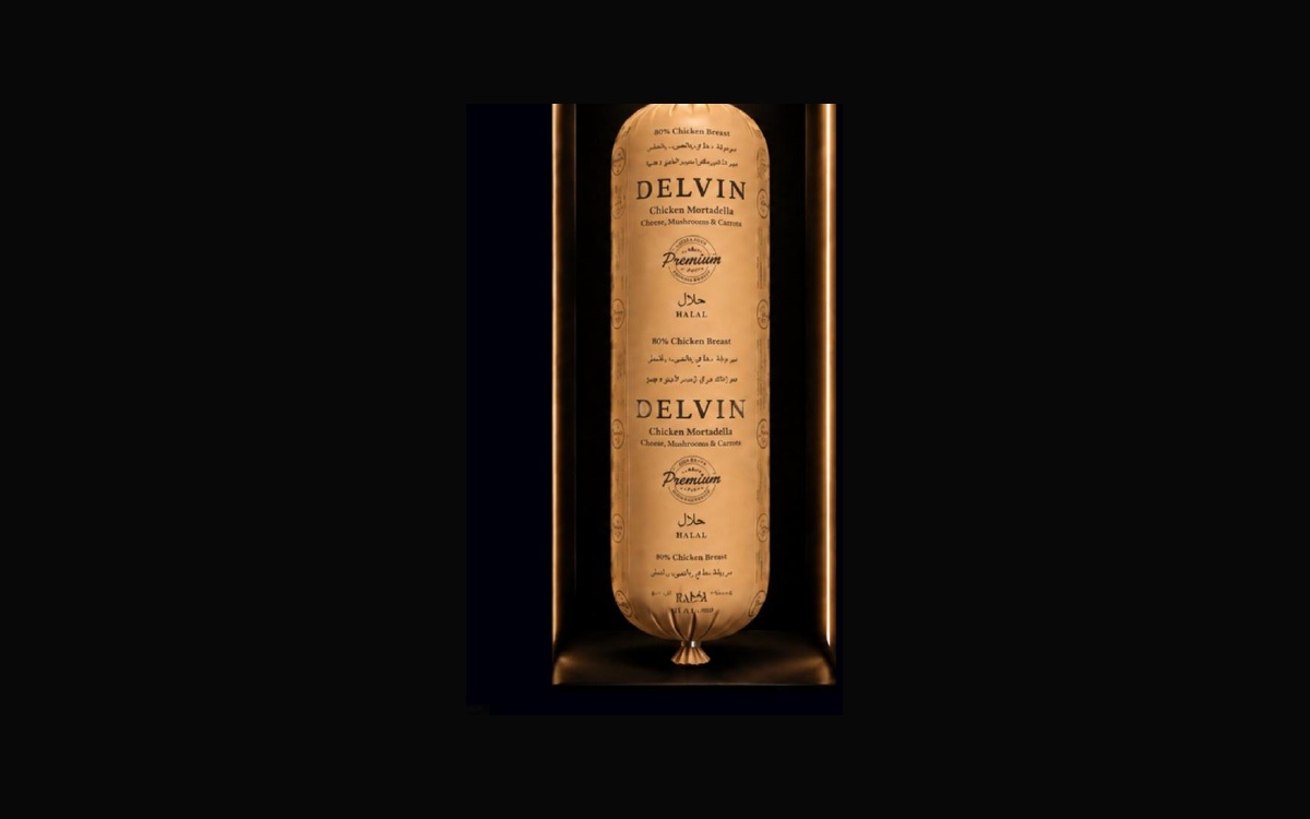 Chicken Mortadella - Cheese, Mushroom & Carrots Delvin packaging