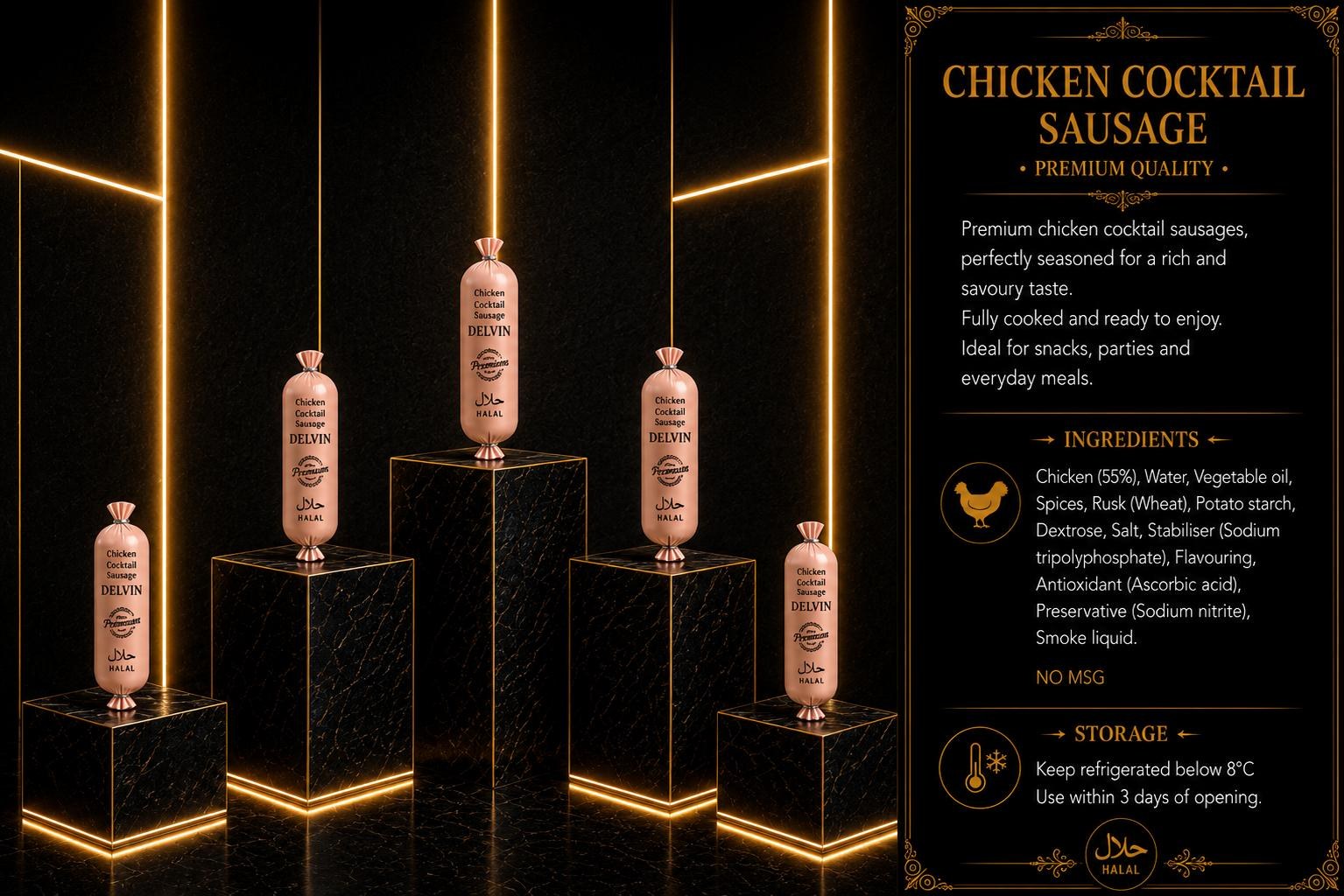 Chicken Cocktail Sausage
