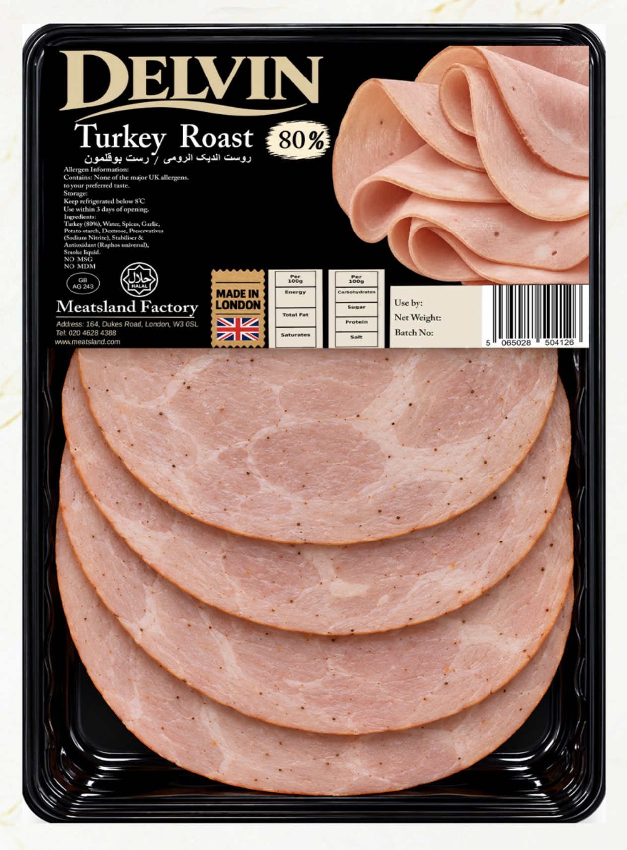 Turkey Roast Delvin packaging